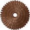 Ekena Millwork Eryn Ceiling Medallion (Fits Canopies up to 4"), 24 3/4"OD x 3 1/4"ID x 1 7/8"P, Polished Copper CM24ENPOS - alternate 1